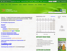 Tablet Screenshot of magyarkukoricaklub.hu